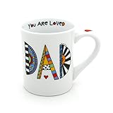 Our Name is Mud “Loved Dad” Cuppa Doodle Porcelain Mug, 16 oz.