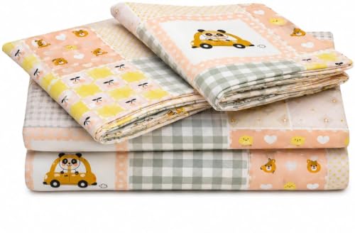 Image of COZY FURNISH Double Bed Bedsheet with 2 Pillow Covers, 90 x 100 Inches, Lightweight Soft Microfiber Cotton Bedding Set for Everyday Use