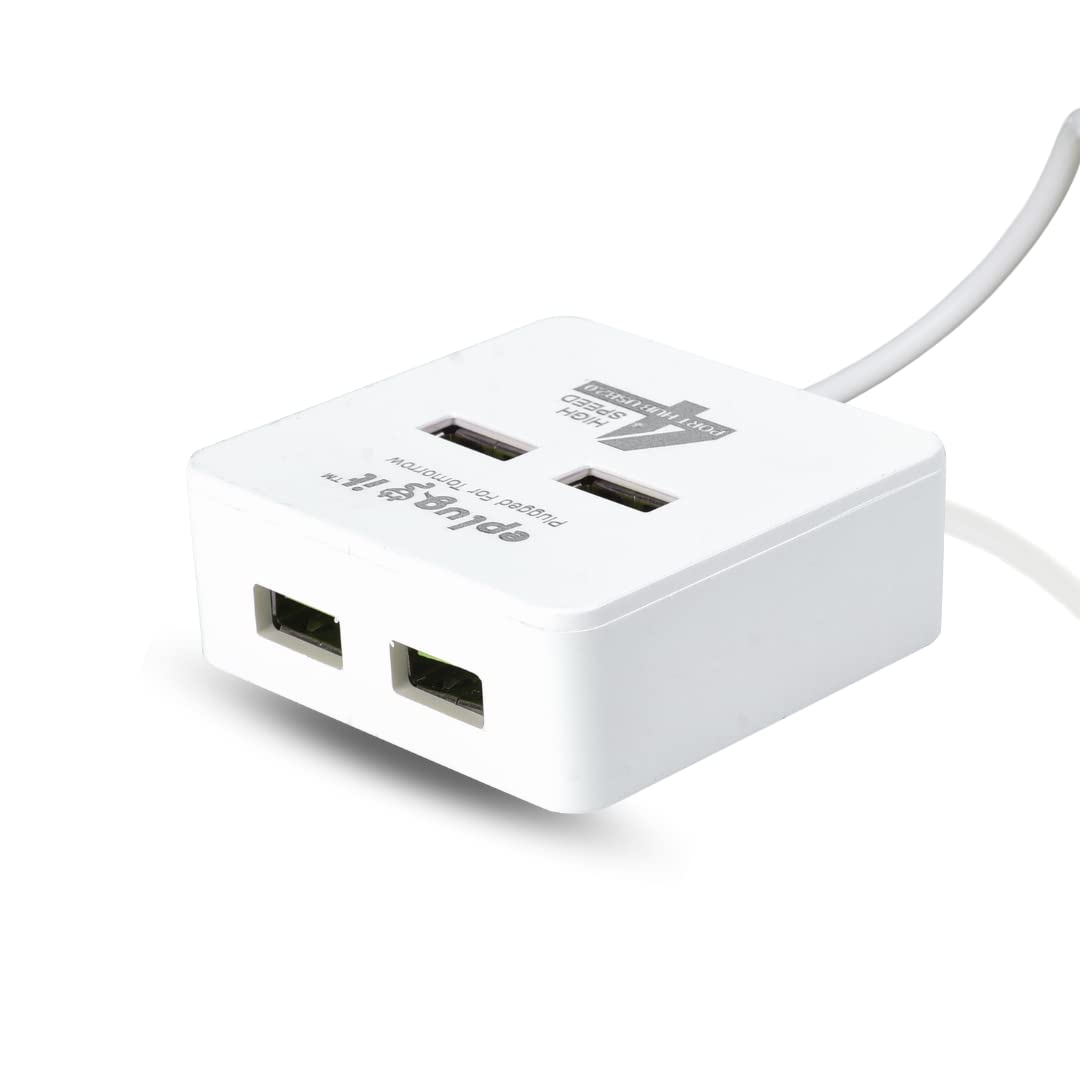 EPLUGIT 4-Port 2.0 Hub, Ultra Slim Pocket Size Adapter USB Hub for Laptop, MacBook, MacBook Pro, Mac Mini, iMac, Surface Pro, PC, Flash Drives, Mobile HDD-image-47