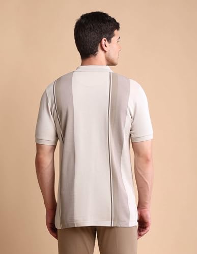 Image of U.S. Polo ASSN. Solid Slim Fit Polo T Shirts for Men - 100% Cotton, Half Sleeves Mens Tshirt