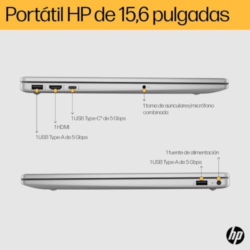 HP 15-fc0243ns – Ordenador portátil de 15.6″ FHD (AMD Ryzen 7-7730U, 32 GB RAM, 1TB SSD, AMD Radeon Graphics, Windows 11) Plata y Azul – Teclado QWERTY Español 5