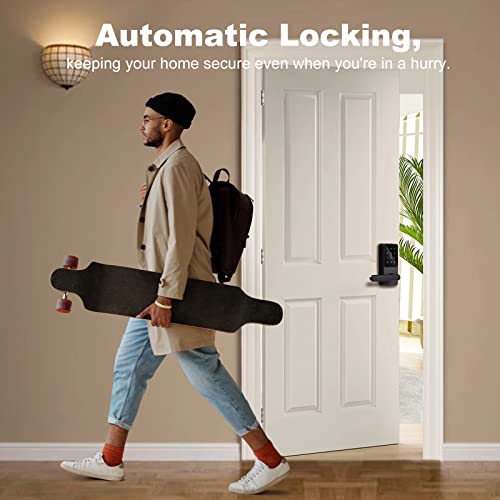 Left Handle Keypad Door Lock, Latchbolt Lock Electronic, Keyless Entry Door Lock, Bluetooth Keypad Lock, Keyless Door Lock, Keypad Entry Door Lock, Passcode Code Door Lock, Digital Smart Door Lock #TOP4