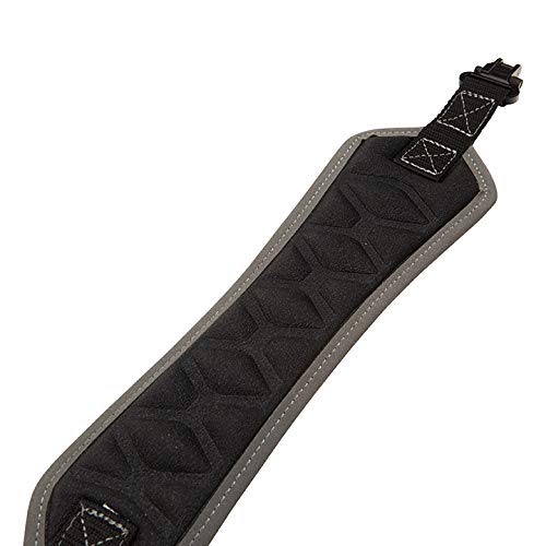 Allen Company Ruger Padded 10/22 Sling With Swivels By Allen, Lightweight, Non-Slip Grip, Heavy Duty 500 Lbs Break Strength Swivels, 1 Inch Web Strap, Black/Gray, One Size #TOP5