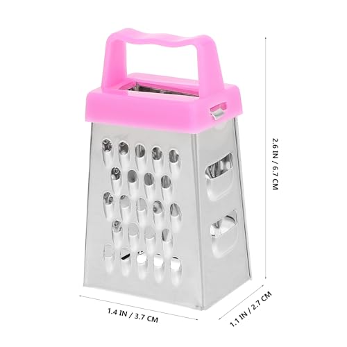 6 mini ralladores de acero inox multicolor miniatura 6
