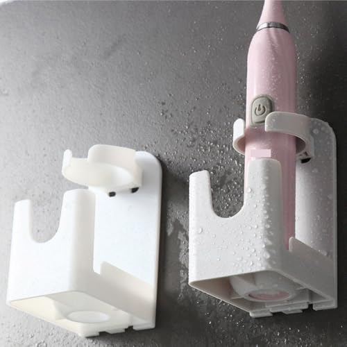 Toothbrush Organizer Storage Supplies Electric Toothbrush Holder No Drilling Required Suitable For Bathroom Use Bathroom Toiletries - Image 5