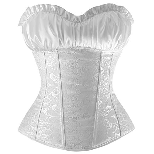 Women Lace Up Corset Bustier Tops Vintage Princess Renaissance Corset Elegant Waist Cincher Body Shaper #TOP21