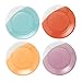 Royal Doulton 1815TW26727  Bright Colors Mixed Patterns Dinner Plates (Set of 4), 11.4", Multicolor