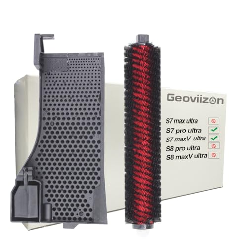 Geoviizon Wartungsbürste & Wasserfilter Assembly Zubehör Kompatibel mit Roborock S7 Pro Ultra S7 Maxv Ultra Vollständig automatische Empty Wash Fill Dock (für S7 Pro Ultra S7 Maxv Ultra)