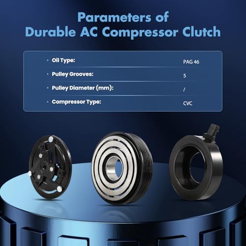 Image of ECCPP A /C Compressor Clutch 2016-2018 for Fiat 500X 1.4L AC Clutch
