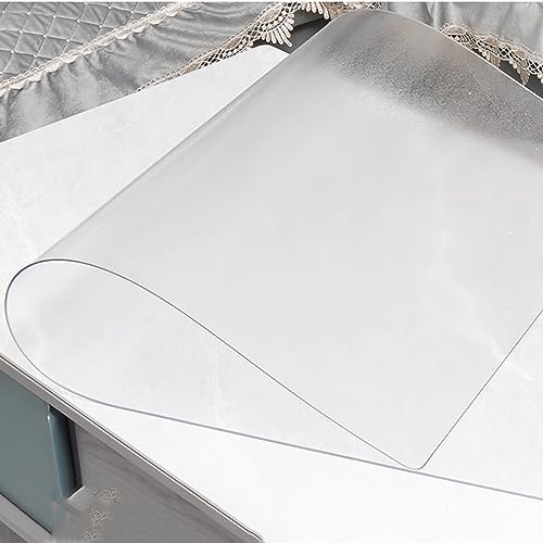 Nappe Transparente PVC Givré Épais 2 mm Film Protecteur Antibactérien Premium