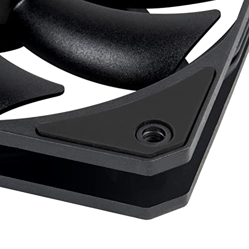 Image of Silverstone Technology Air Slimmer 120 Enhanced Performance 120mm Slim Fan with Full-Range PWM, (SST-AS120B),Black