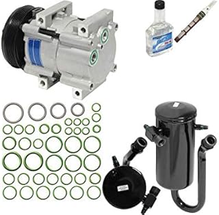 A/C Compressor Kit with Fixed Orifice, R134A - Compatible 1990-1993 Ford F150 Factory Installed AC