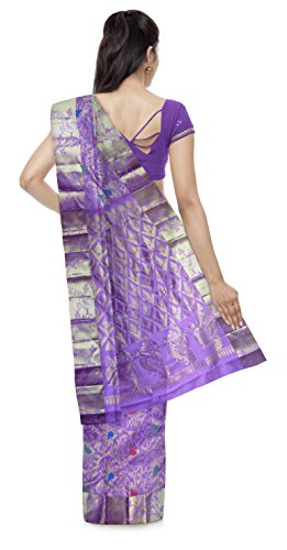 CVR SILKS purple dharmavaram silk saree – image 2