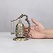 I-MART Asian Oriental Brass Gong with Dragon Stand Mini Gong Meditation Bell for Japanese Desk Accessories Tibetan Bells and Dragon Symbol Zen Art Accent
