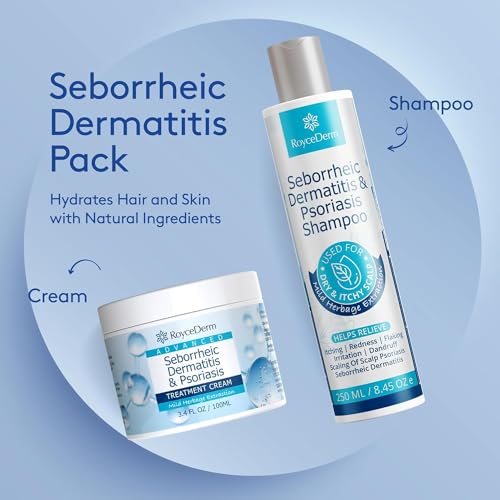 Roycederm Seborrheic Dermatitis Cream, Scalp Treatment for Psoriasis, Folliculitis, Dry Scalp, Dandruff, Anti-Itch Cream for Soothing Relief - Thumbnail 7