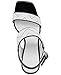Karl Lagerfeld Paris Women's RADINA Heeled Sandal, Bright White/Black, 7
