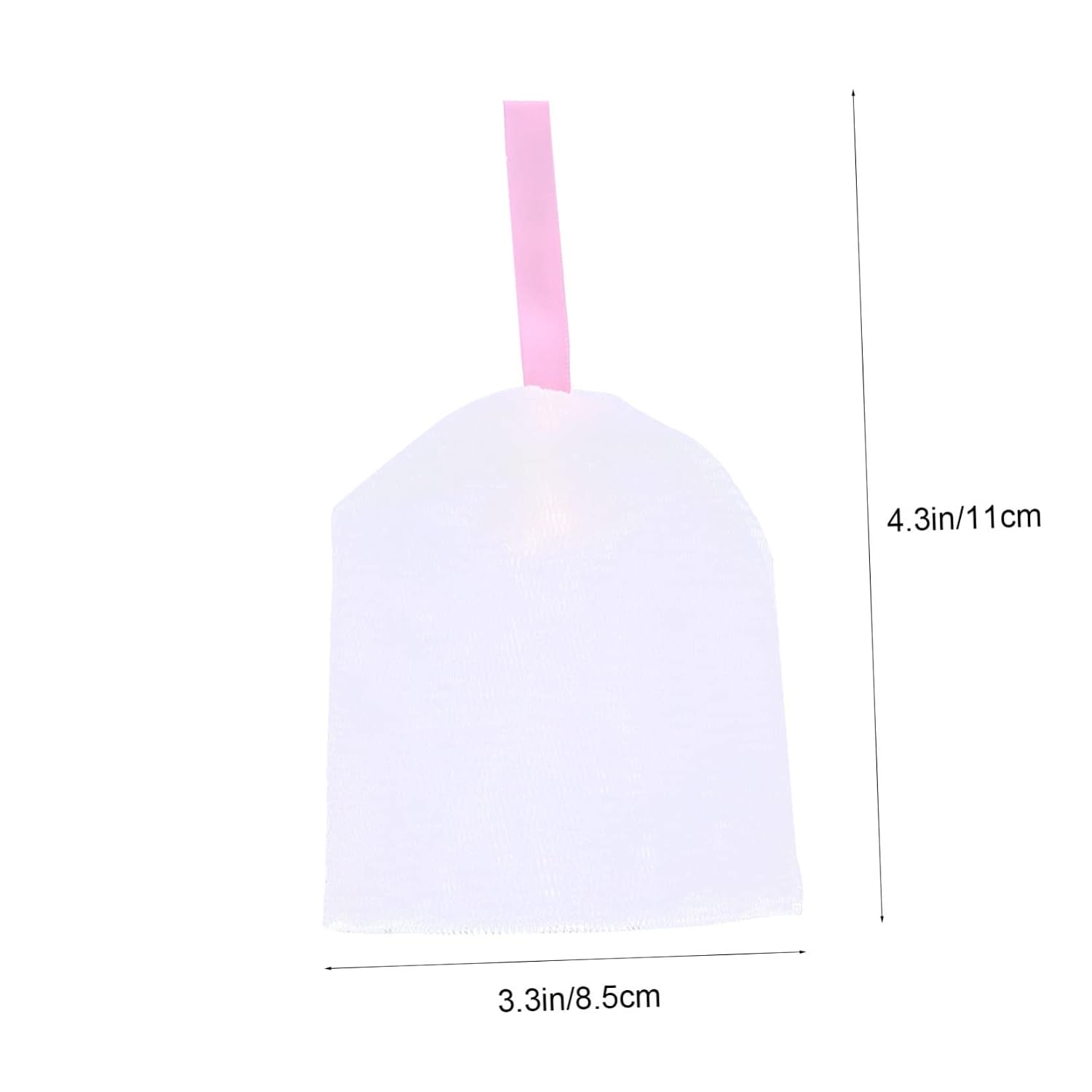 3Pcs Bar Soap Net Pouch Foaming Mesh Bags for Exfoliating and Drying for Shower and Bath Use Random Color