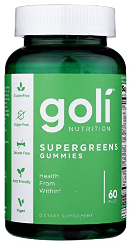 Goli Nutrition Super Greens Gummies, 60 CT Goli Nutrition Super Greens Gummies, 60 CT