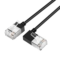 Dutevolns Cat6A Ethernet Kabel 90° rechtwinklig 0.5M, 10Gbps 550MHz UTP – Ansicht 3