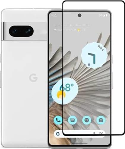 Image of DD SON Tempered Glass Screen Protector Compatible for Google Pixel 8 5G HD Glass with Edge to Edge Coverage and Easy Installation kit,Black