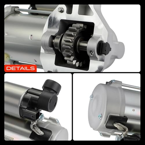 A-Premium Starter Motor Compatible with Honda Odyssey 11-13 & Acura MDX ZDX 10-13, RDX 13-18, 3.5L 3.7L, 12V 1.2KW 19 Teeth Counterclockwise, Replace# 31200-RYE-A71, 31200-RYE-A71RM, 428000-6780 by A-Premium - Image 9