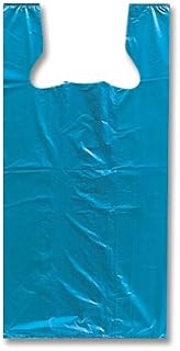 BLUE 100% Recycled T Sacks7x5x15" .60 mil - SMALL 1 unit, 1000 pack per unit.