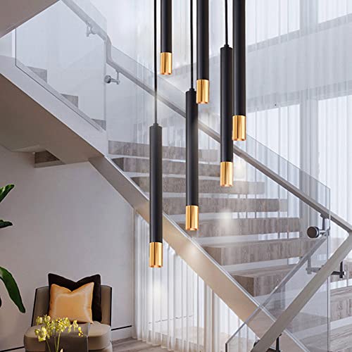 Lámpara colgante nórdica minimalista en acabado texturizado con iluminación cálida superior 4