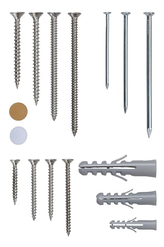 BLACK+DECKER Set of Nails, Dowels and Screws - 560 Pieces - Assortment Box - Fischer Dowels - Dowel Screws - Set - Image 3