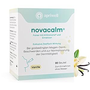 Novacalm – Lindert Völlegefühl, Blähungen, Blähbauch und Bauchschmerzen – Normalisiert Darmtätigkeit – ideal für…