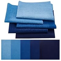 FREEBLOSS 10 Stück 25cm Sashiko Stoffe Sashiko Ausbesserungsset Patchworkstoff Baumwollstoff Quiltstoff Vorgeschnitten Zum Nähen Quilten Sashiko Zubehör Stoffquadrate