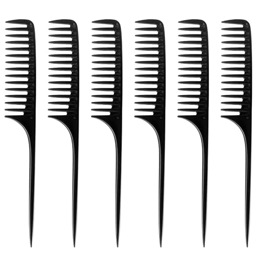 Set de 6 Peines de Dientes Anchos de Fibra de Carbono miniatura 1