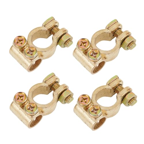 BMXWL 1 Pair Or 2 Pairs Batteries Terminals Leisure Battery Terminals Connectors Clamps Car Van Caravan Motorhome 12V(4Pcs)