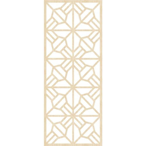 Image of Auburn Decorative Pierced Fretwork Wood Wall Panels, 31 3 /8 inchW x 79 3 /8 inchH x 3 /8 inchT, Birch