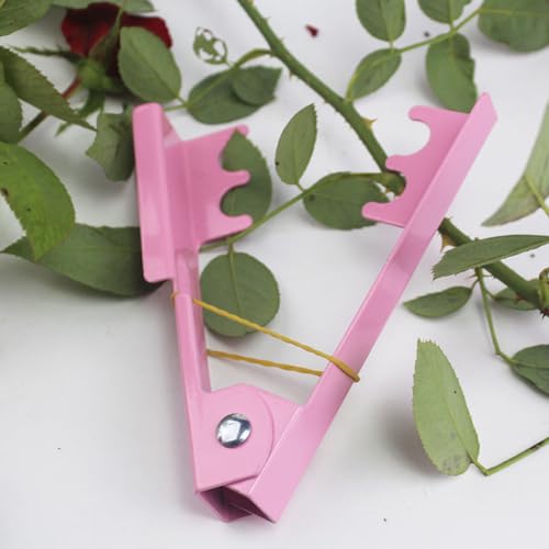 Set 2 herramientas para quitar espinas y hojas rosa miniatura 2