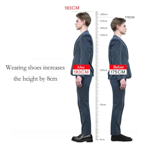 UCUZMI Men's Invisible Height Increasing Formal Loafers Fashion Dress Business Shoes Slip-Resistant Office Walking Oxfords2