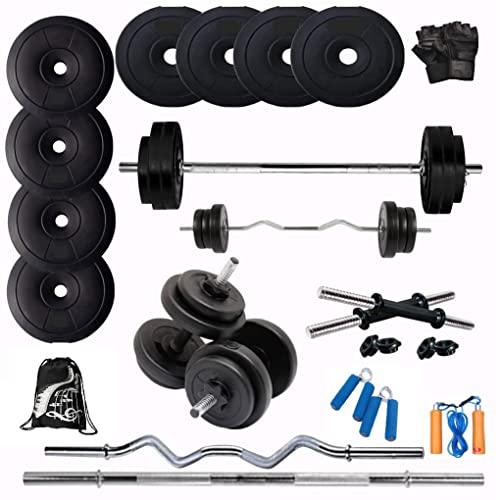 Bodyfit Fitness Home Gym Set (10kg-100kg) dumbles Set for Home Gym & Fitness Equipment,Exercise Set. (56 Kg Gym Set)