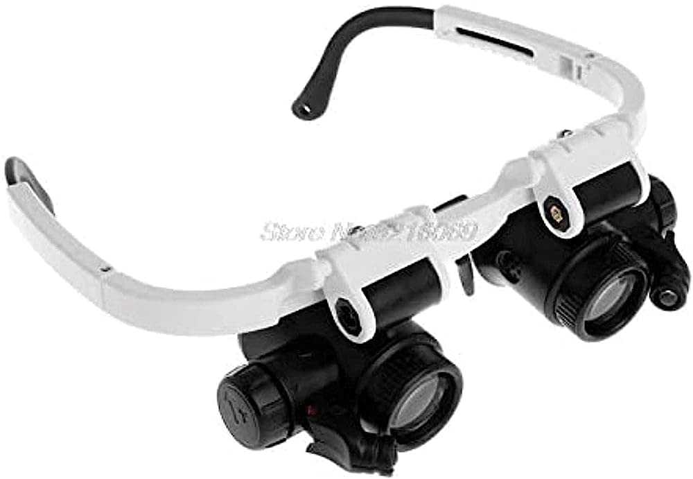 Lampe de réparation de montre CRODY sur bandeau pour travailler minutieusement à l'établi
