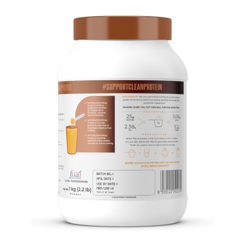 NATURALTEIN Store Naturaltein YES Protein 1kg Aamras Flavour - Image 5