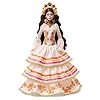 Barbie Signature Doll, Día De Muertos 2025 Collectible in Ruffled Cream Gown Trimmed with Marigolds and Ribbon, Flower Crown and Calavera Face Paint #3