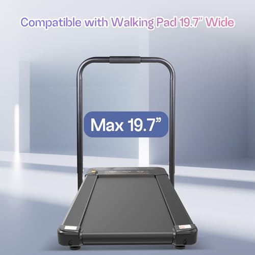 VANEST Handle Bar for Walking Pad Compatible with Walking Pad 19.7\'\' Wide, Adjustable Handrail Height (31.5-37.4in), 330lbs Capacity, Stable Design for Home Office