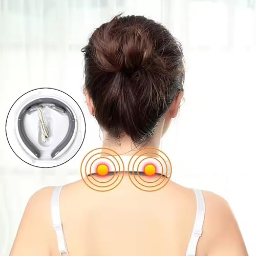 Image of ILUMAN 2 Heads Smart Electric Neck and Back Pulse Massager (1 Pc /Mix Design)