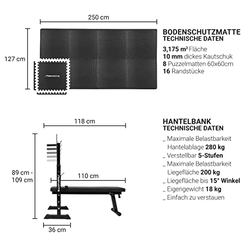 MSPORTS Home Gym Kollektionen Premium - auswählbar von Starter bis Profi - Krafttraining Set – Bild 4