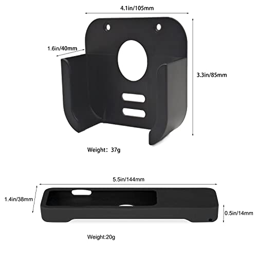 Wall Mount Bracket Compatible With Apple Tv 4K 5Th And 4Th Gen - Hjyuan Tv Wall Mount Holder Compatible With Apple Tv 3Rd Gen 2022 &Siri 2021 2Nd Remote Control Protective Silicone Case Cover #TOP2