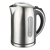 MegaChef Silver Electric Kettle, 1.7L