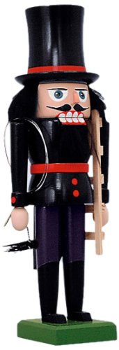 Preisvergleich Produktbild KWO Olbernhau 20914 Nussknacker Schornsteinfeger, 28 cm, rot abgesetzt
