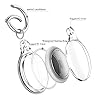 COOLQO-4-Pack-Waterproof-Air-Tag-Keychain-Holder-Case-Compatible-with-Apple-AirTag-Case-for-Dog-cat-Collar-Tracker-Key-Ring-360-Full-Body-Coverage-Hard-2in1-Shockproof-Locator-Protective-Cover-Clear 4 Pack Waterproof Air Tag Case for Dog