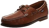 Polo Ralph Lauren Men's Bienne Boat Shoe, Tan Tumbled Leather, 13 D US