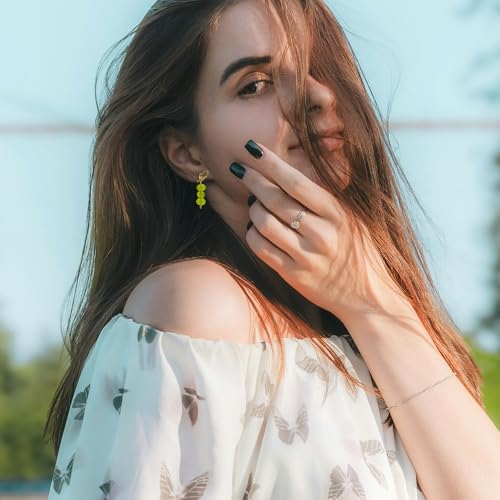 Madison Tyler Olive Earrings for Women | Gold Plated Green Dangle Earrings | Fun Fruit Drop Earrings for Women Jewelry Gifts4