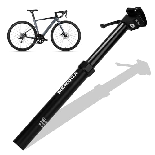 Fahrrad Dropper Sattelstütze, Hydraulische Erwachsene Teleskopsattelstütze, 30,9/31,6mm Höhenverstellbare Aluminiumlegierung Für Fahrrad , Gesamtlänge 400mm (30,9mm)