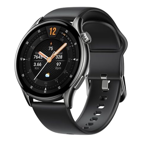 TRANYA LS Smartwatch, AMOLED Display, Fitness Tracker, Sleep Tracking, Heart Rate, 10-Day Battery Life, Health Wellness Insights, Water Proof Cover